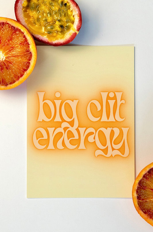 Postkarte "Big Clit Energy"