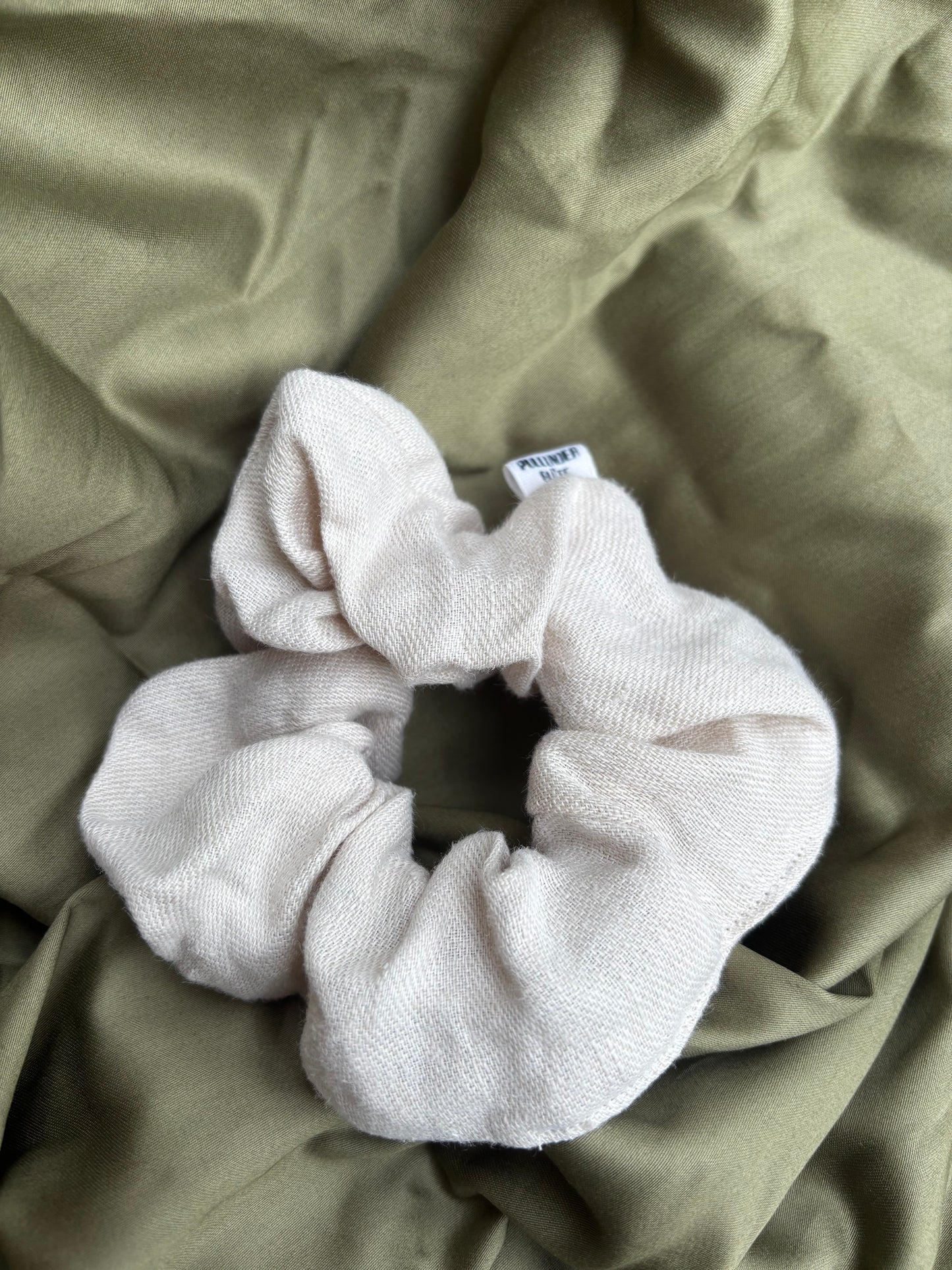 Scrunchie Pilea - LEINEN BEIGE