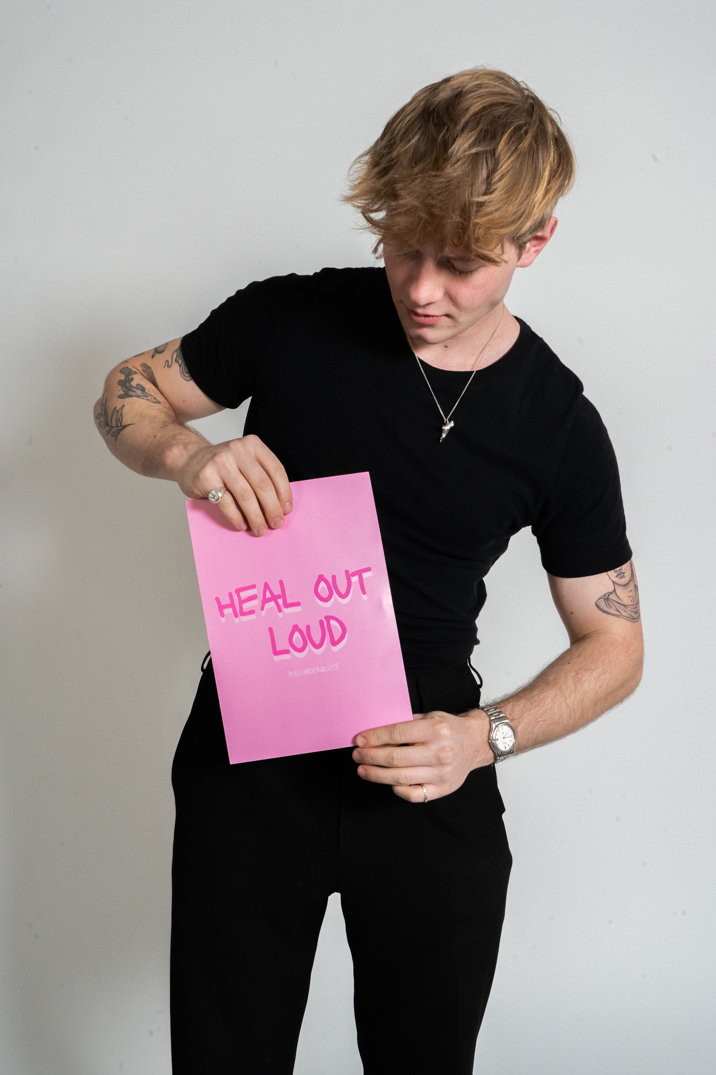 POSTER „HEAL OUT LOUD“ -by Pullunderblüte