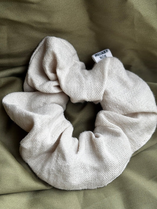 Scrunchie Pilea - LEINEN BEIGE