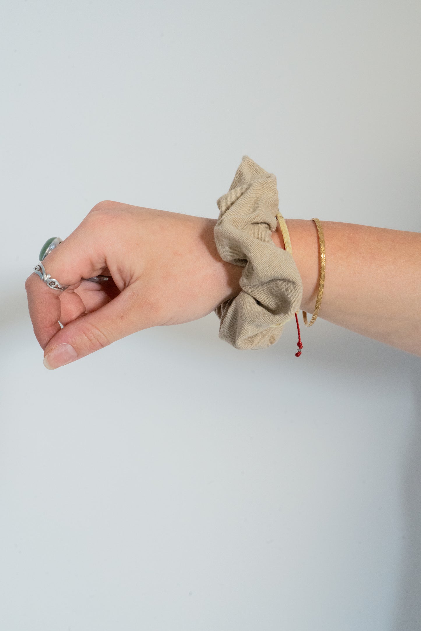 Scrunchie Pilea - Beige -by Pullunderblüte