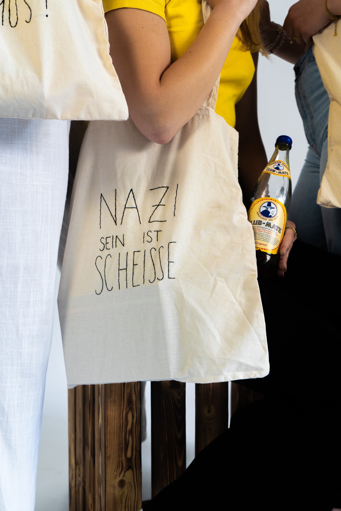 Jutebeutel 'NAZI SEIN IST SCHEISSE'