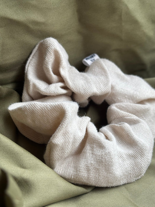 Scrunchie Pilea - LEINEN BEIGE