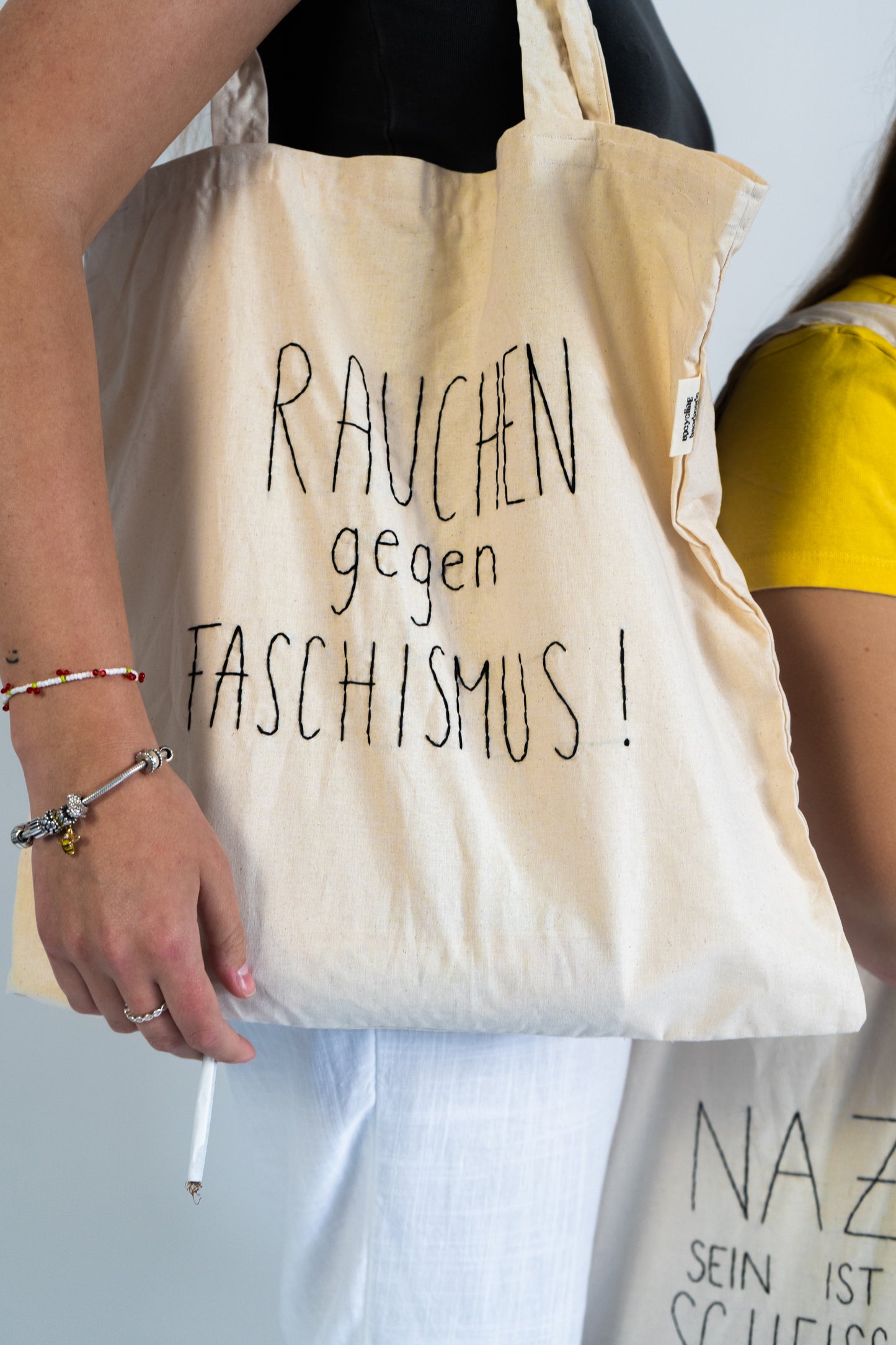 Jutebeutel 'RAUCHEN GEGEN FASCHISMUS'