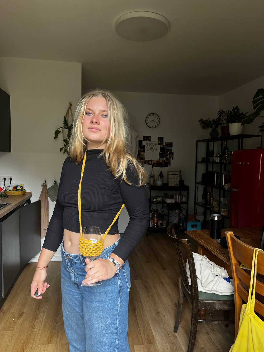 WEINGLASHALTER VITIS - ocker