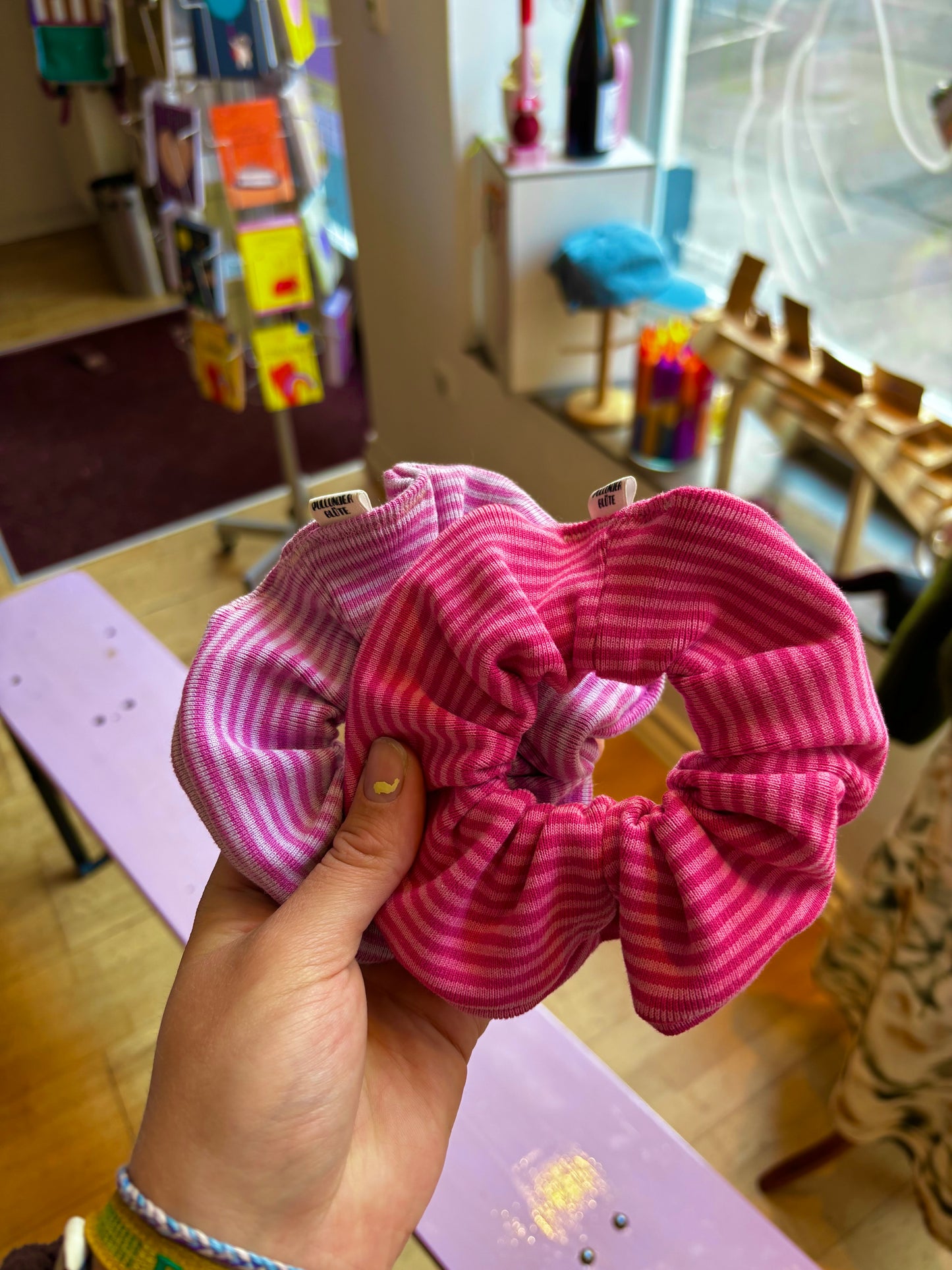Scrunchie Pilea SET - ROSA & PINK