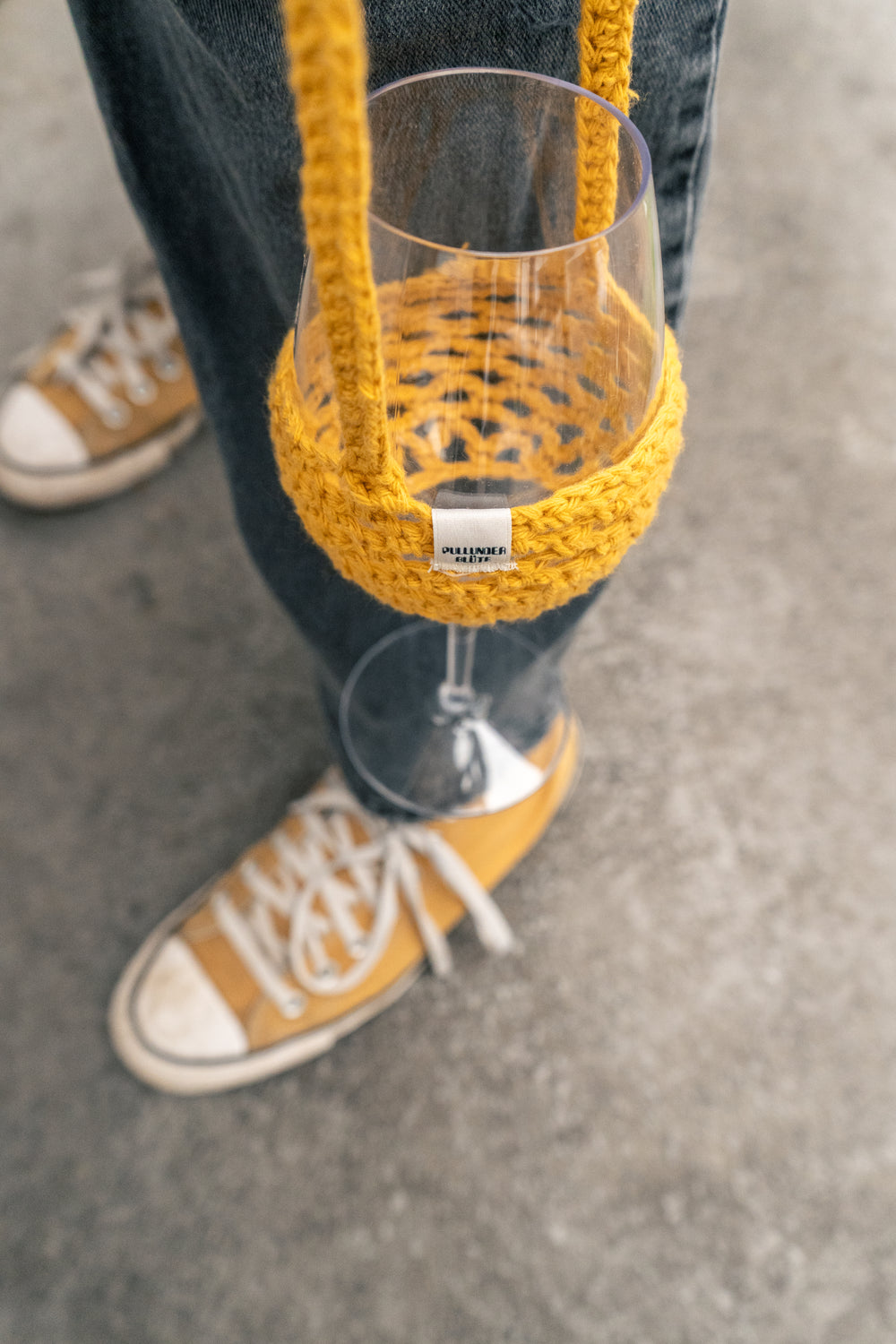 WEINGLASHALTER VITIS - ocker