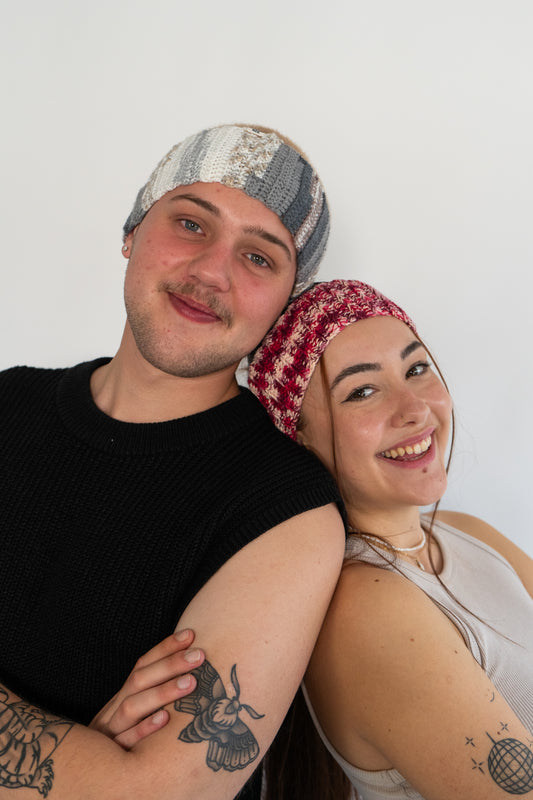 crochet headband_ wisteria