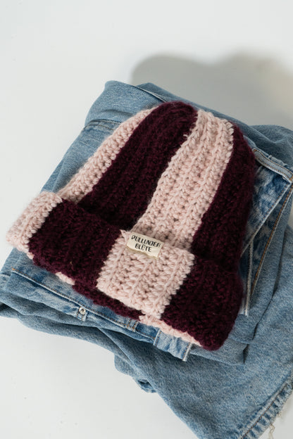 crochet_BEANIE PINK PANTHER