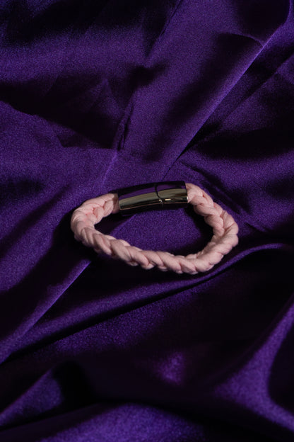 chunky bracelet- pink -by Pullunderblüte