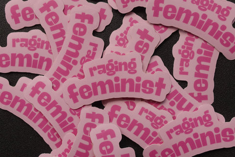 sticker RAGING FEMINIST