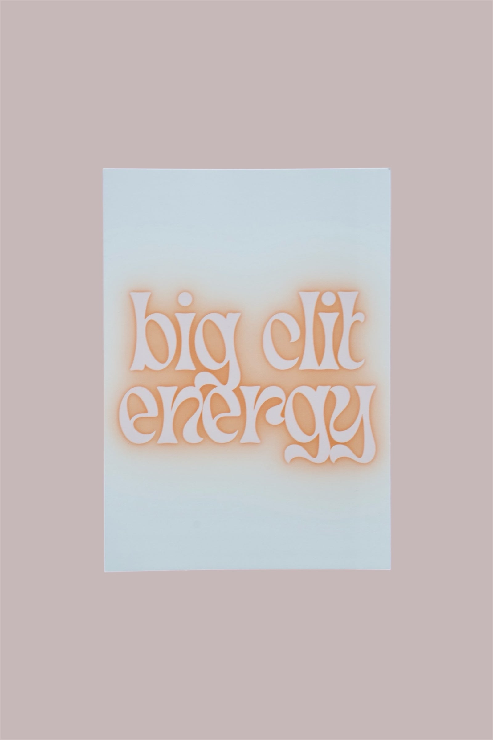 Postkarte "Big Clit Energy" -by Pullunderblüte