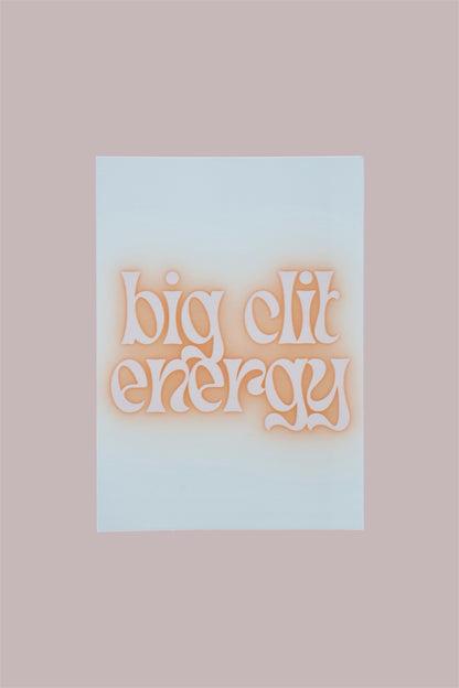 Postkarte "Big Clit Energy" -by Pullunderblüte